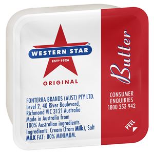 Butter-8gm-Portion-Control-Tubs-(200)-Western-Star-(GF)-(H)-(389571)