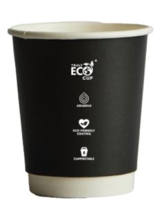 Cup-8oz-Double-Wall-BLACK-(25)-Truly-Eco-(771026)