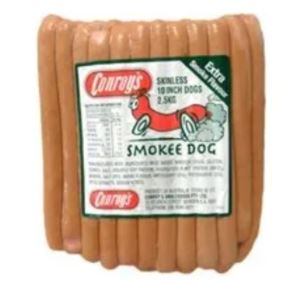 Hot-Dogs-10-Smokee-Skinless-2.5Kg-Conroys-(380965)