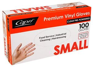 Gloves-Vinyl-Small-Powdered-(100)-Capri-(800365)