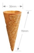 Ice-Cream-Cone-Waffle-Mini-Flat-Top-Sugar-(720)-Altimate-(VG)-(H)-(664476)