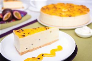 Cheesecake-1-290-Passionfruit-(16-portions)-Priestleys-(H)-(250122)