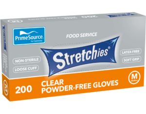 Gloves-Elastic/Stretchies-Medium-Powder-Free-(200)-PrimeSource-(800300)