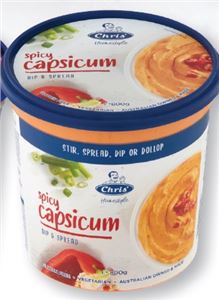 Dip-Homestyle-Spicy-Capsicum-800g-Chris-(GF)-(H)-(403276)