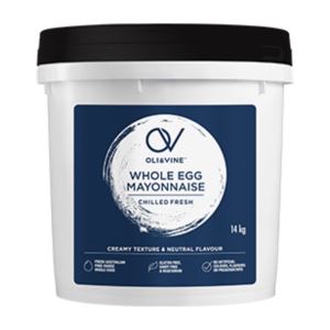 Mayonnaise-Whole-Egg-14kg-Oli-and-Vine-(GF)-(506022)