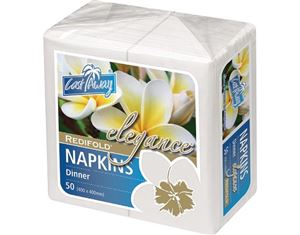 Napkins-2-Ply-Dinner-White-Elegance-Redifold-(500)--Cast-Away-(818140)